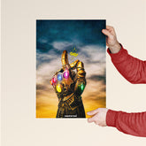 Thanos Infinity Gauntlet "SNAP" Poster